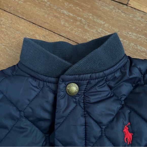 Ralph Lauren Quilted Barn Jacket Classic Navy - Picture 6 of 9